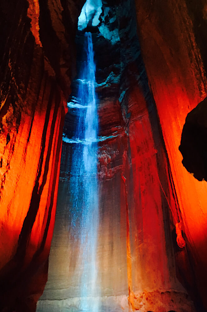Ruby Falls underground waterfall Tennessee/ Georgia