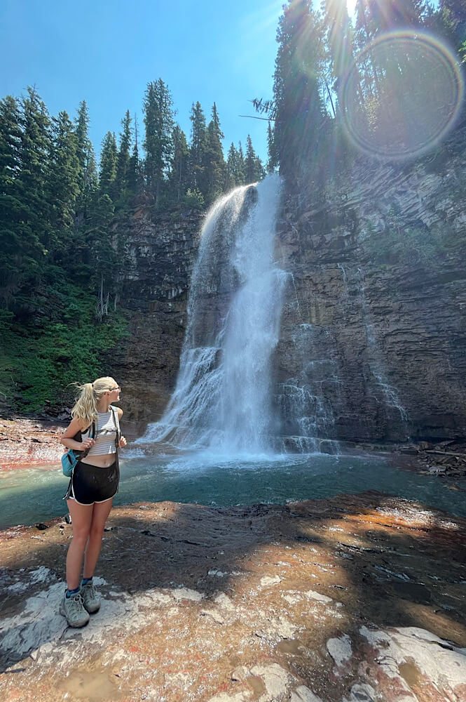 Virginia Falls in Montana