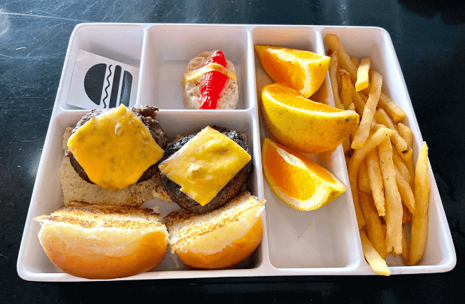 kids meal from cowfish sushi and burger bar