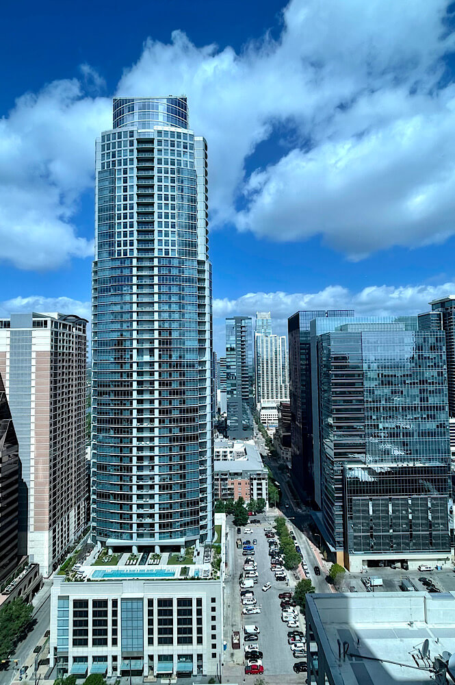 Skyscrapers in the city of Austin Texas