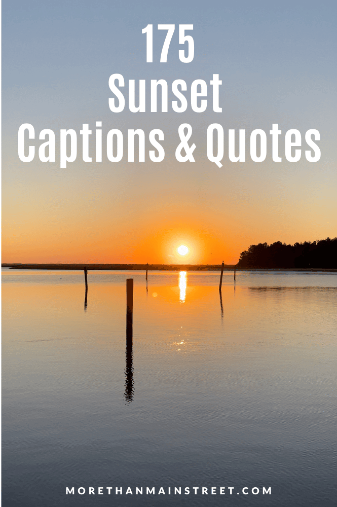 175 Sunset captions for Instagram