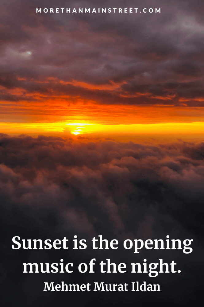 Sunset quotes for Instagram
