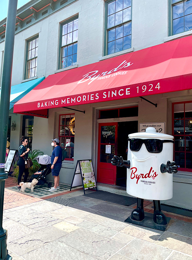 Byrd's famous cookies Savannah Georgia