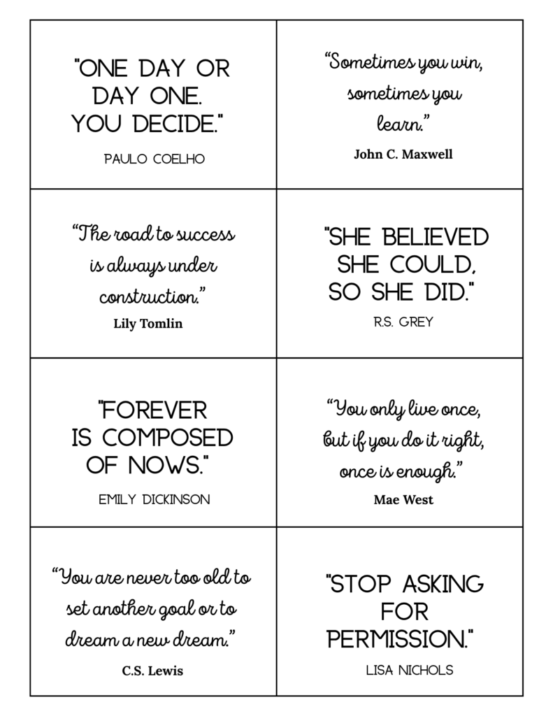 8 Inspiring Vision Board Quotes