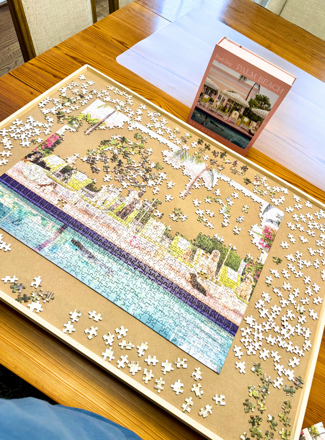 Puzzling is a great analog activity (puzzle on a puzzle board.)